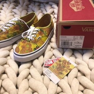 Authentic Vincent Van Gogh sunflower Vans